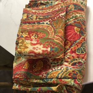 Pottery barn queen duvet cover with 2 shams EUC